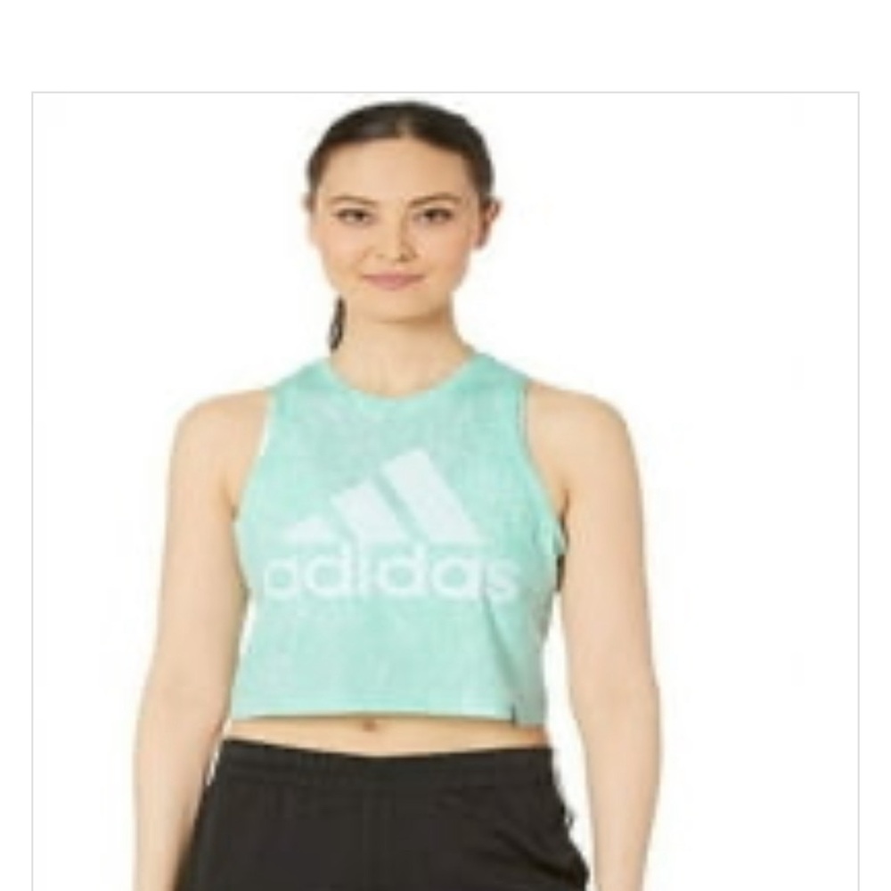 Adidas Summer Wash Crop Tank NWT